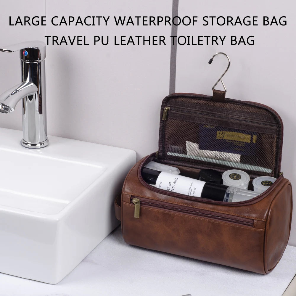 Leather Toiletry Bag