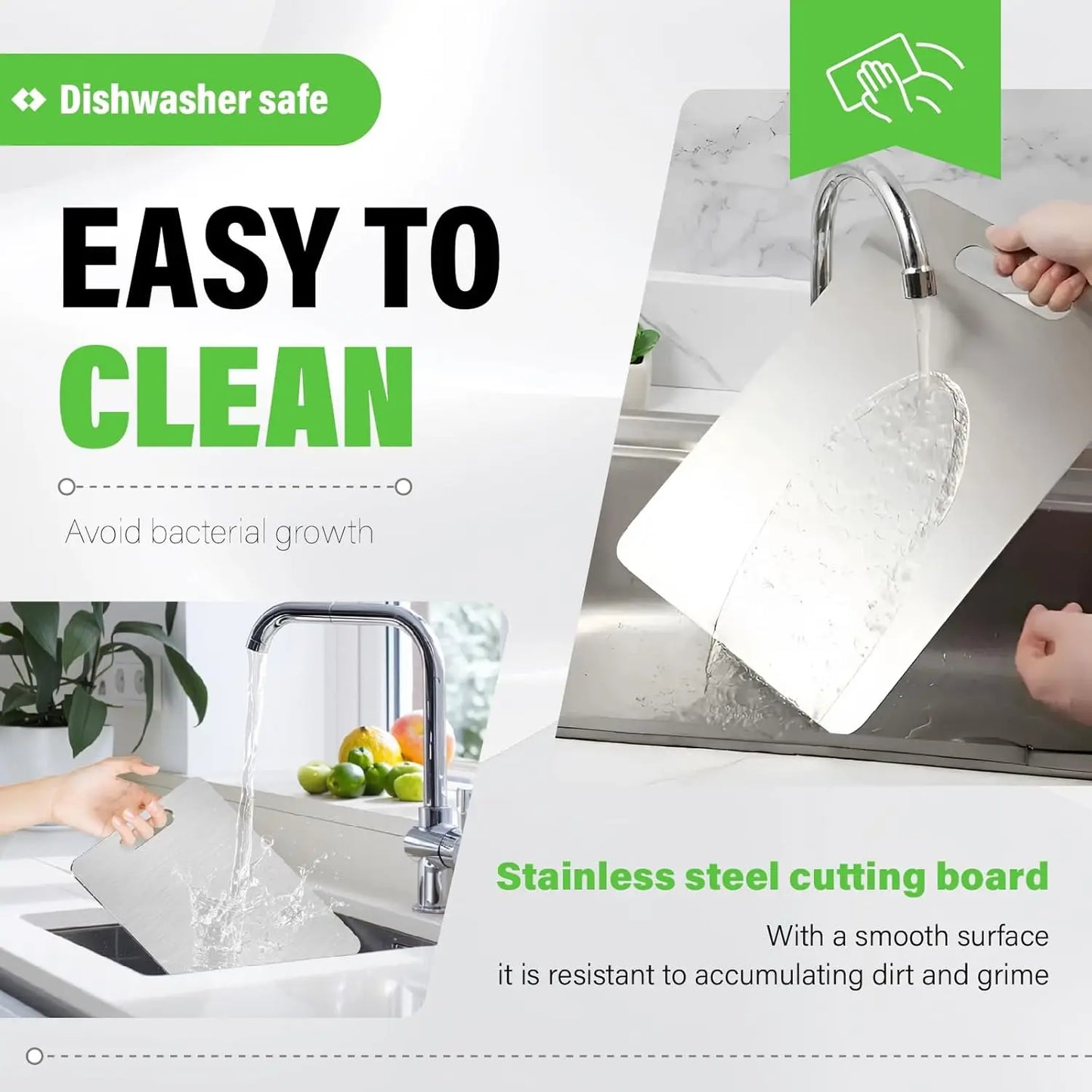 Stainless Steel Kitchen Chopping Board