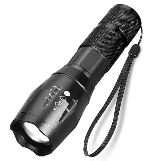 Portable Rechargeable Zoom LED Flashlight