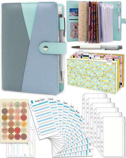 Budget Binder with Zipper Envelopes