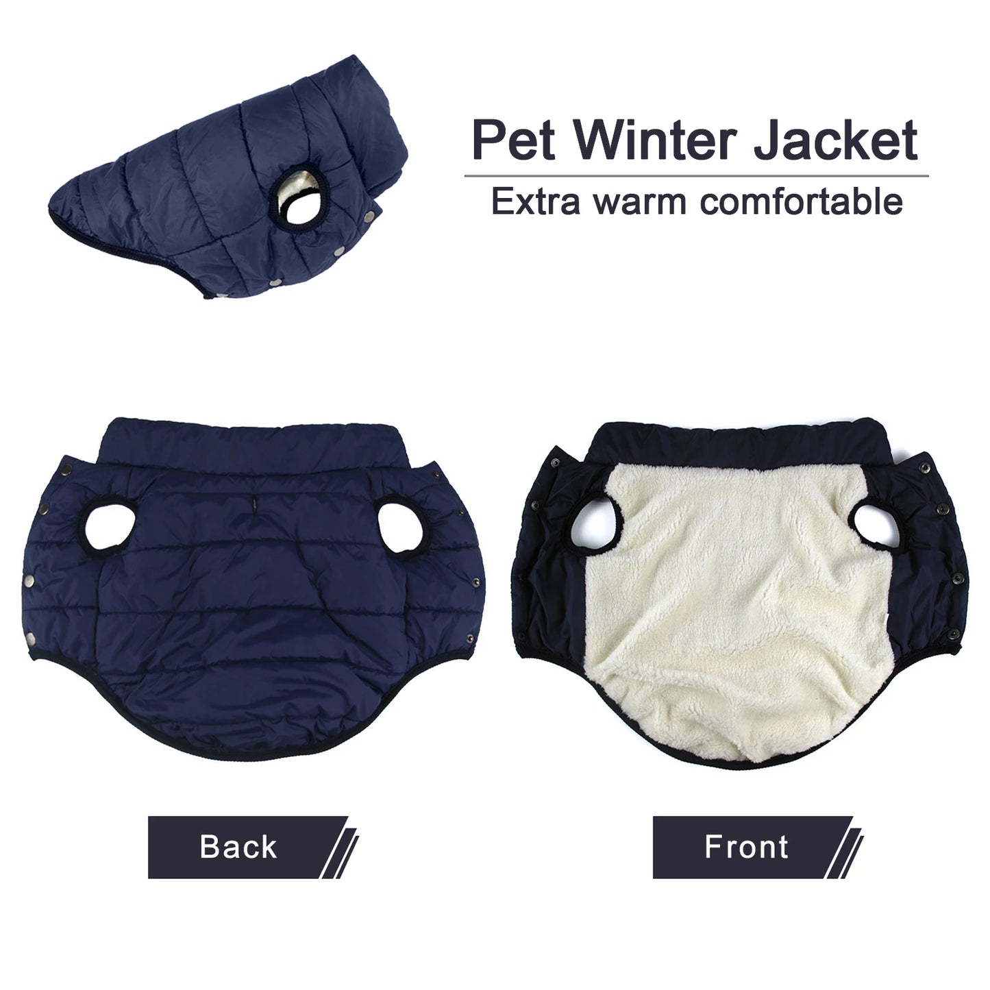 Winter Warm Dog Clothes