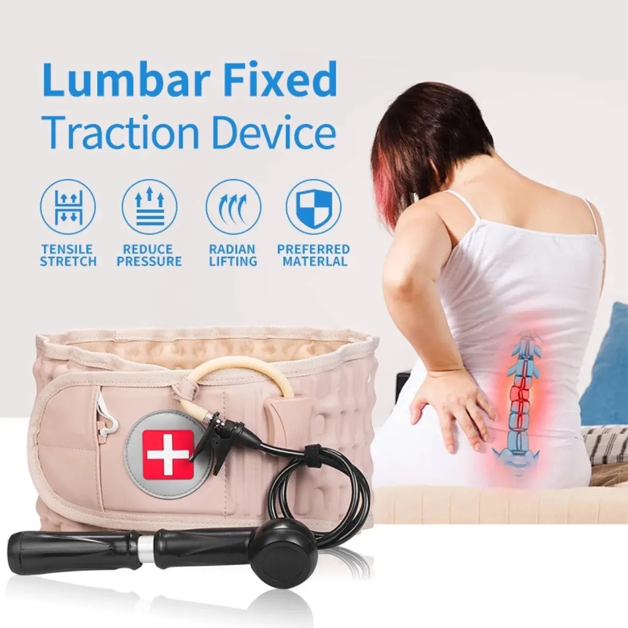 Inflatable Back Pain Waist Belt