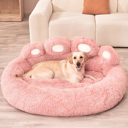 Dog Warm Plush Bed