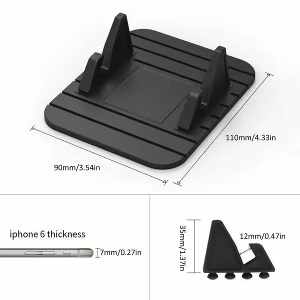 Anti-slip Car Silicone Holder Mat For Phone