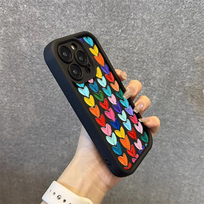 Oil Painting Love Heart Phone Case for Xiaomi