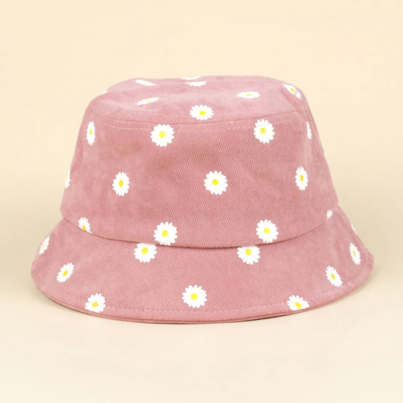 Summer Cute Flower Bucket Hat for Kids