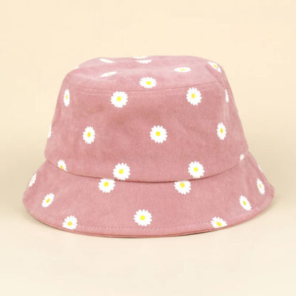 Summer Cute Flower Bucket Hat for Kids