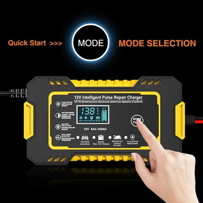 12V 6A Full Power Automatic Car Battery Charger