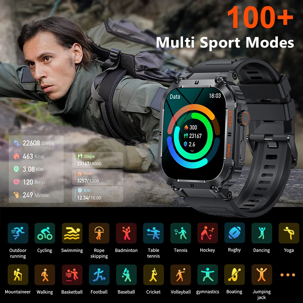 1.96-Inch Bluetooth Call Smart Watch