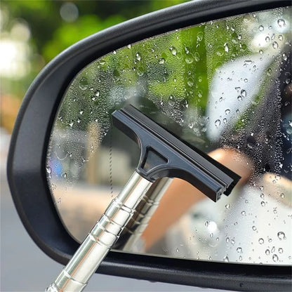 Car Stainless Steel Telescopic Mirror Wiper