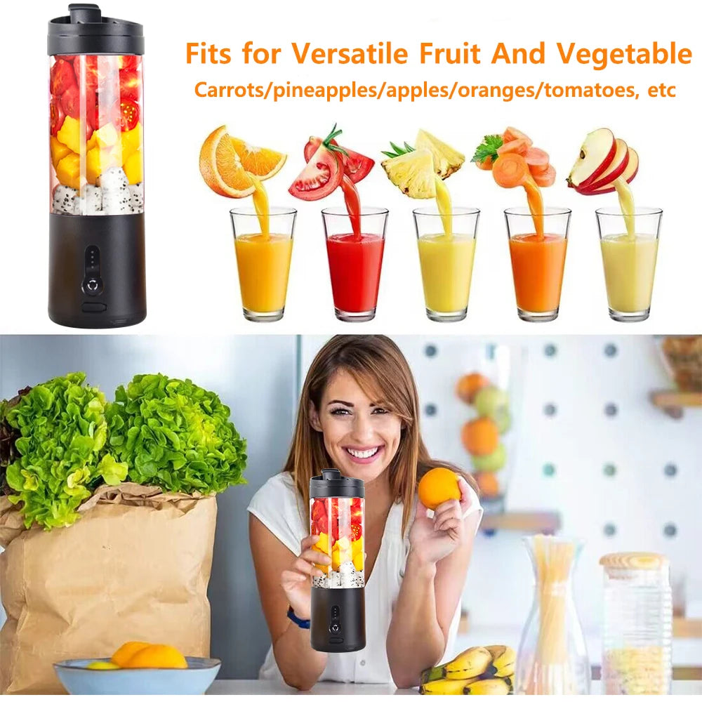Portable Rechargeable Electric Fruit Juicer