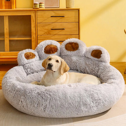 Dog Warm Plush Bed