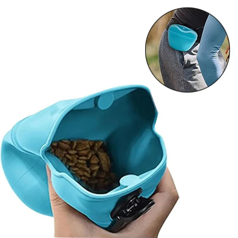 Silicone Dog Portable Treat Bag