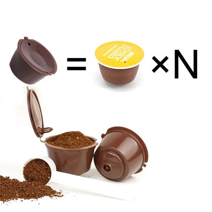 10PCS Refillable Coffee Capsules