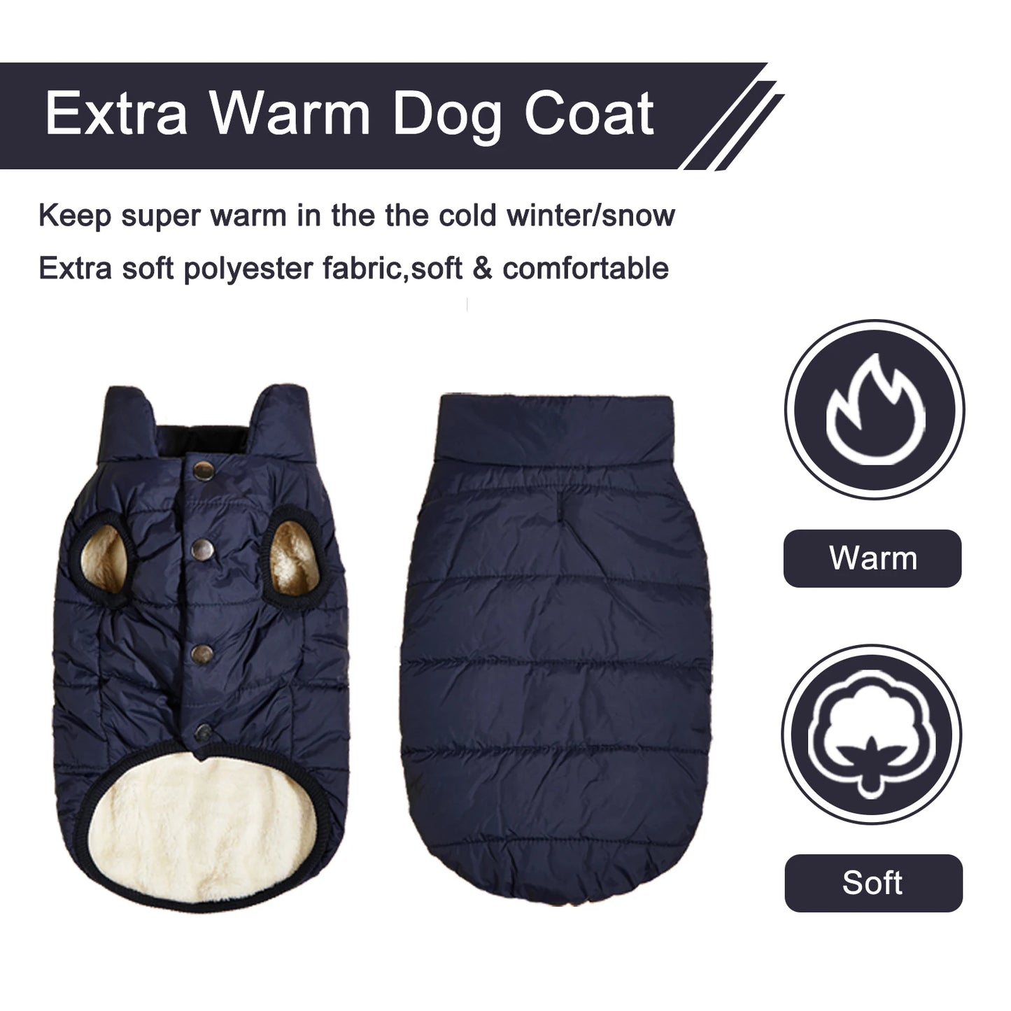 Winter Warm Dog Clothes