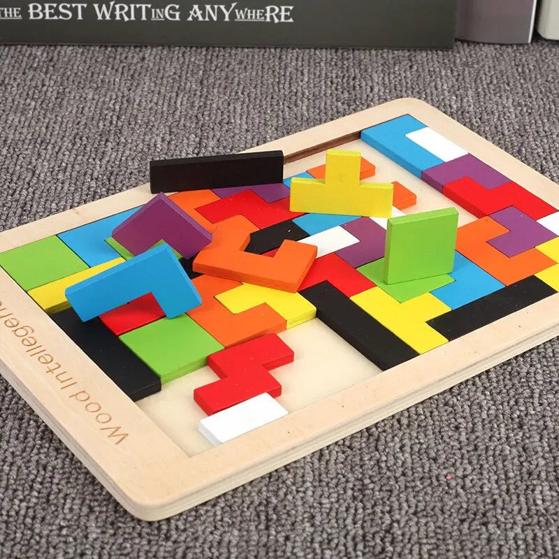 Wooden Puzzle Baby Early Education Game