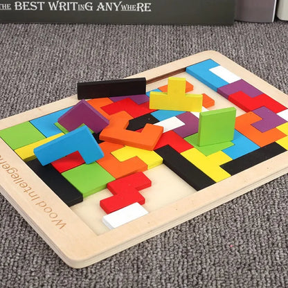 Wooden Puzzle Baby Early Education Game
