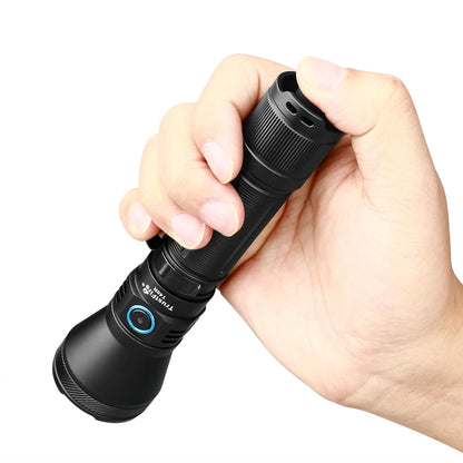 Tactical Rechargeable LED Flashlight with USB Charging