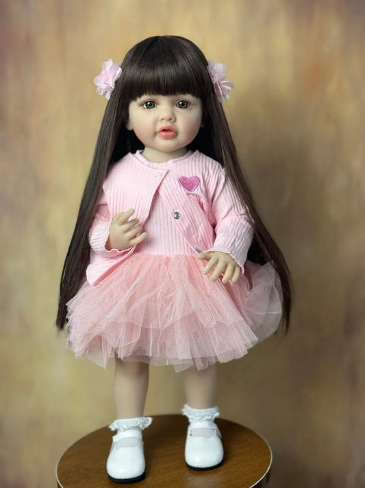 Silicone Baby Girl Doll