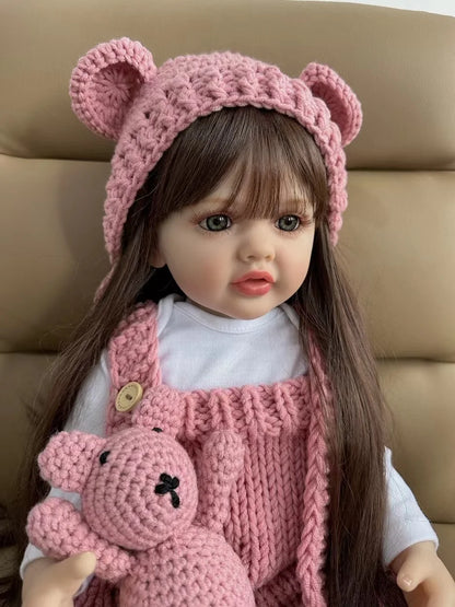 Full Silicone Baby Girl Doll