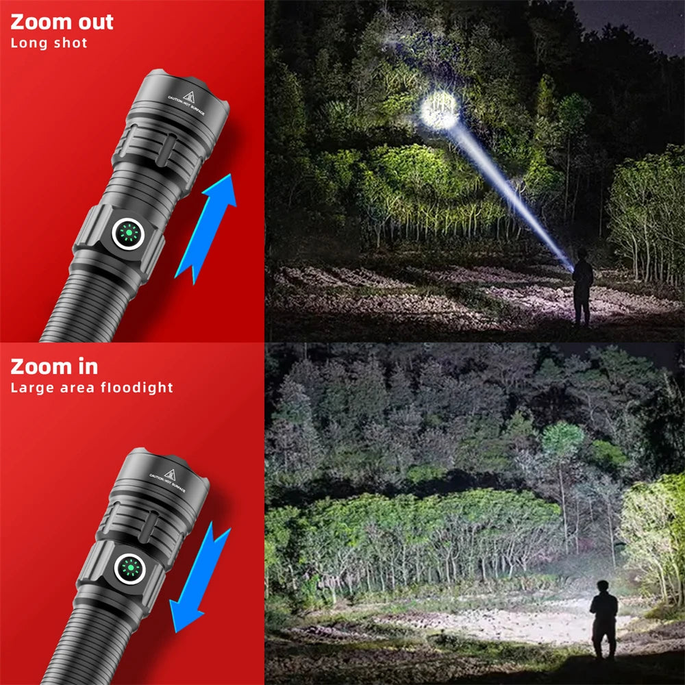 Ultra Powerful USB Rechargeable Flashlight