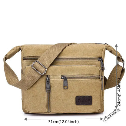 Men Canvas Casual Shoulder Bags