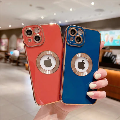 Luxury Plating Shockproof Case For iPhone