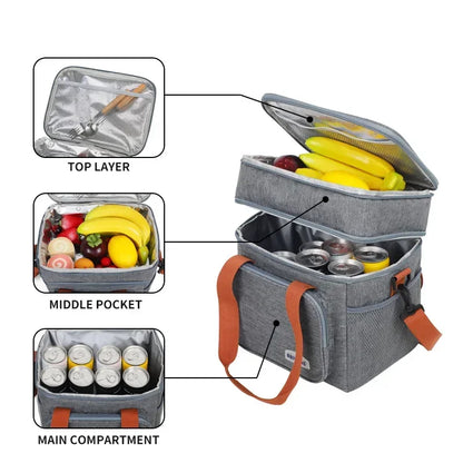 Durable Waterproof Thermal Lunch Bag