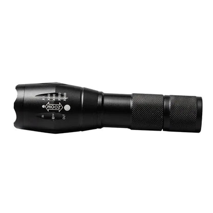 Portable Rechargeable Zoom LED Flashlight