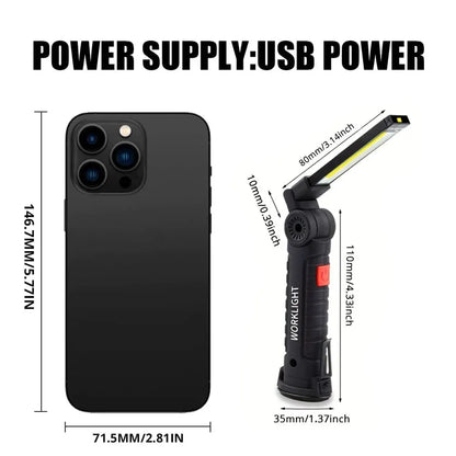 USB Rechargeable Camping Flashlight