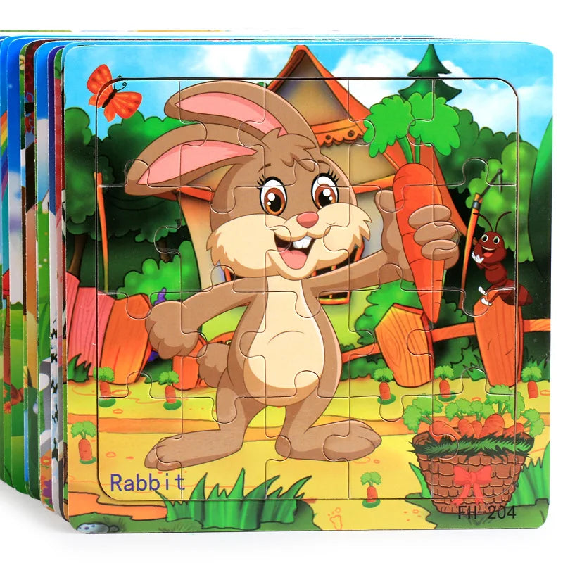 Educational Wooden Puzzles for Kids