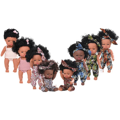 Newborn African Doll Baby
