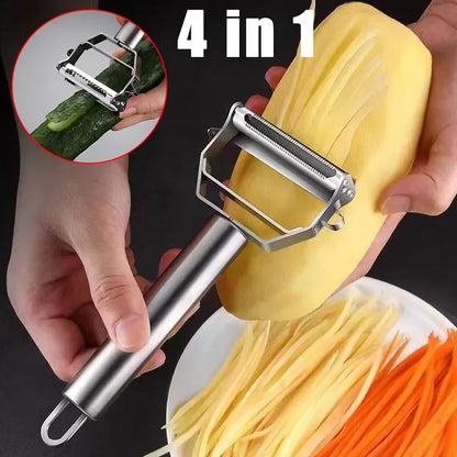 Stainless Steel Multifunction Vegetable Peeler