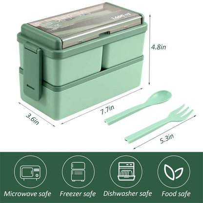 Double Layer Portable Lunch Box