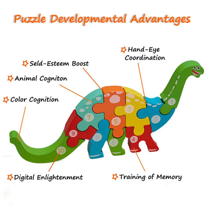 3D Wooden Educational Puzzles