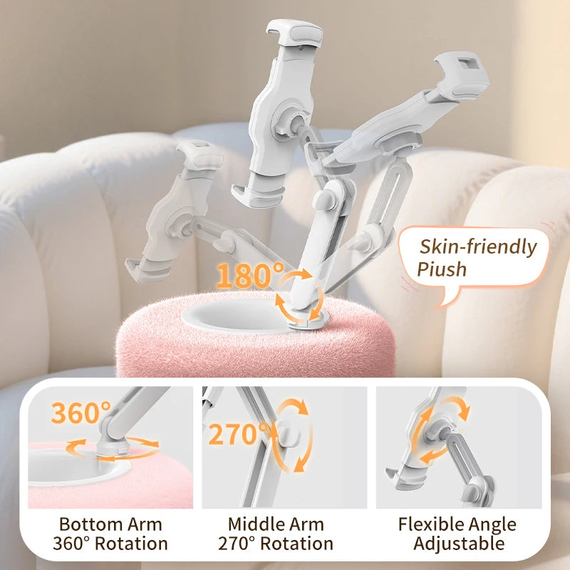 Adjustable Plush Pillow Mobile Phone Holder