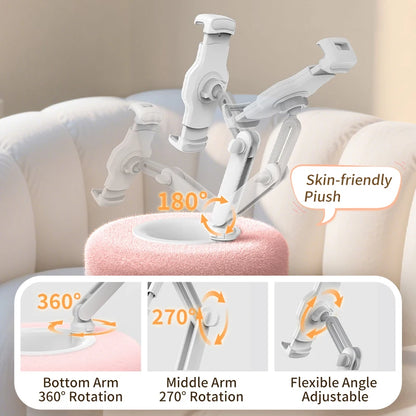 Adjustable Plush Pillow Mobile Phone Holder