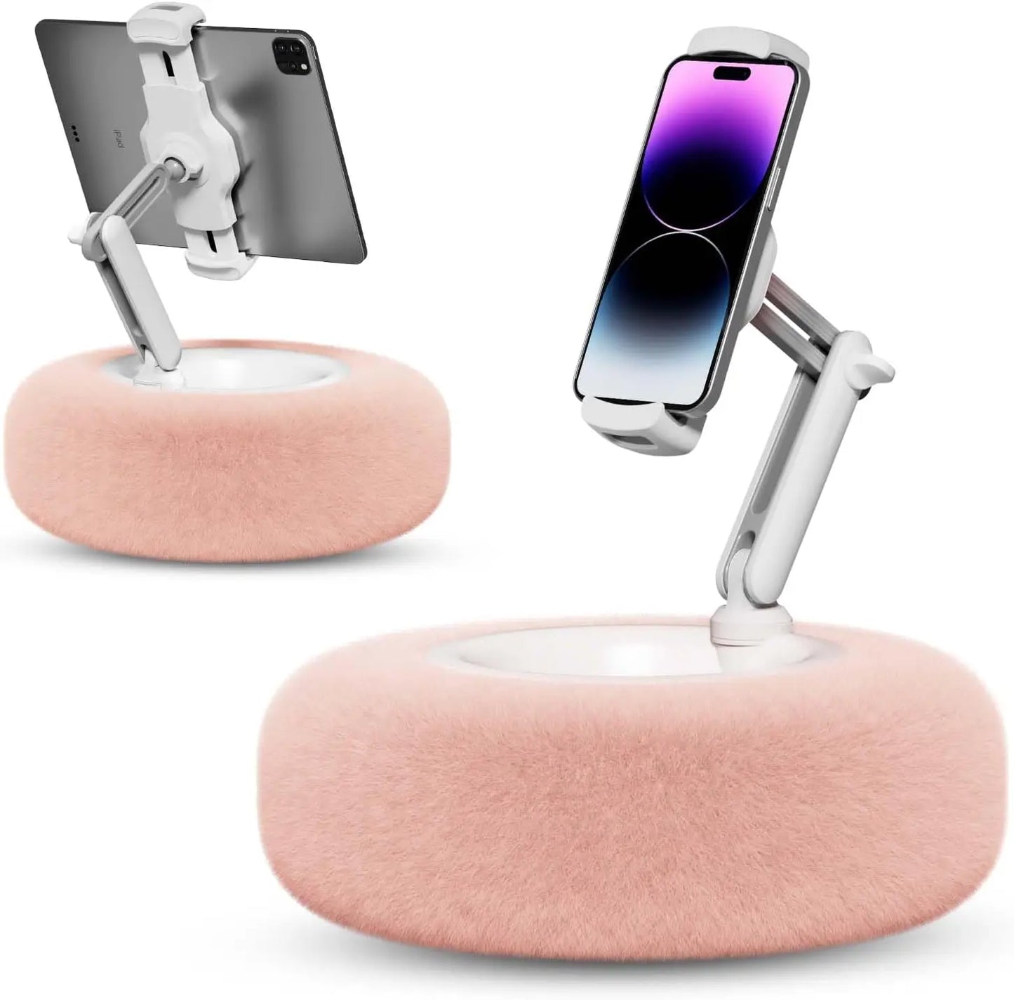 Adjustable Plush Pillow Mobile Phone Holder