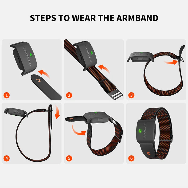 HW9 Heart Rate Optical Fitness Monitor For Arm
