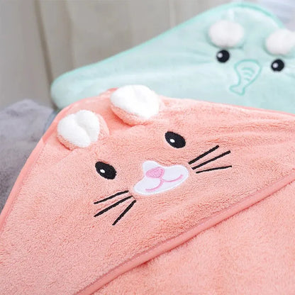 Soft Fleece Baby Bath Towel