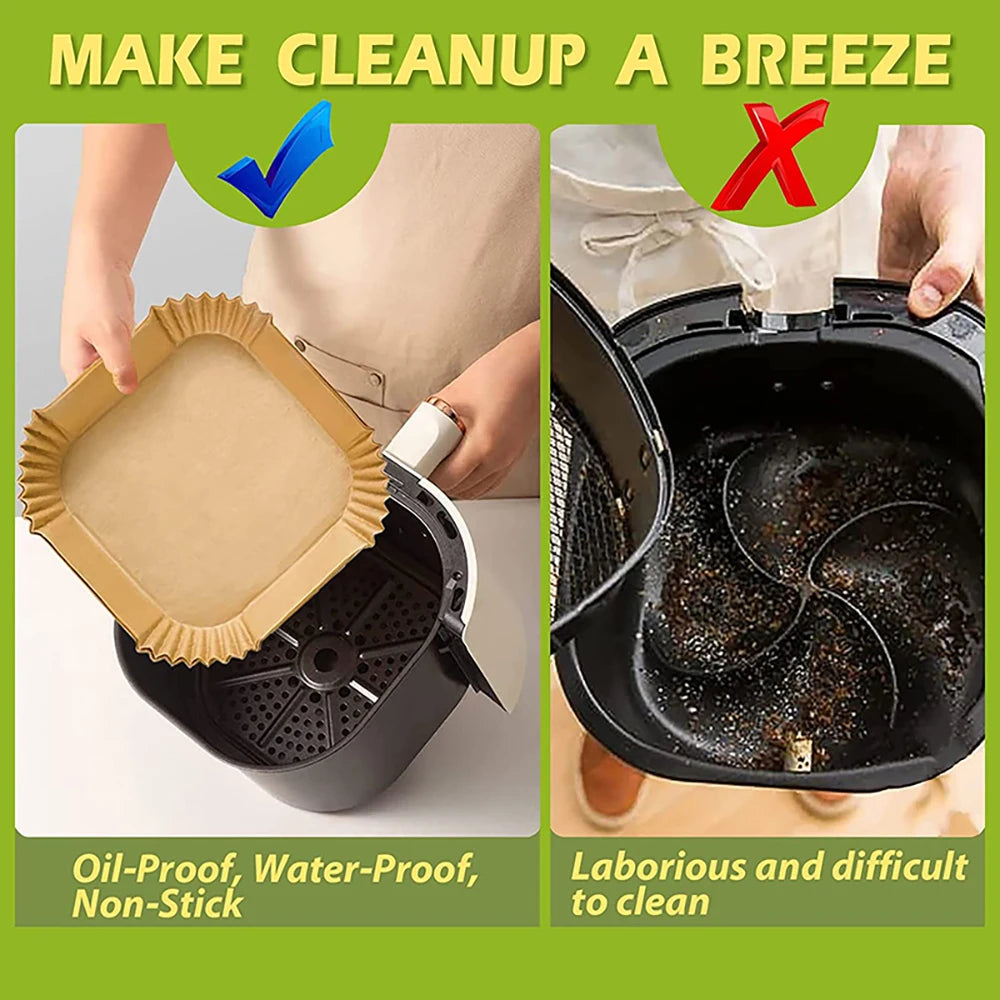 Large Air Fryer Disposable Paper