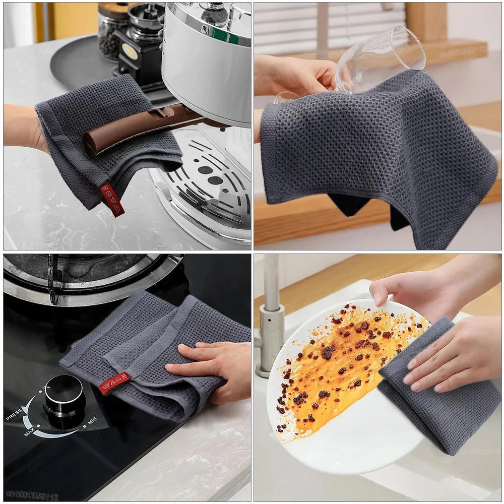 4Pcs Cotton Ultra Soft Kitchen Towel