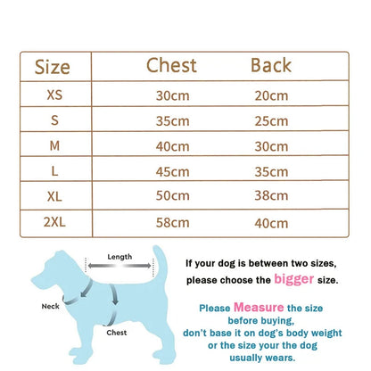 Winter Warm Dog Clothes