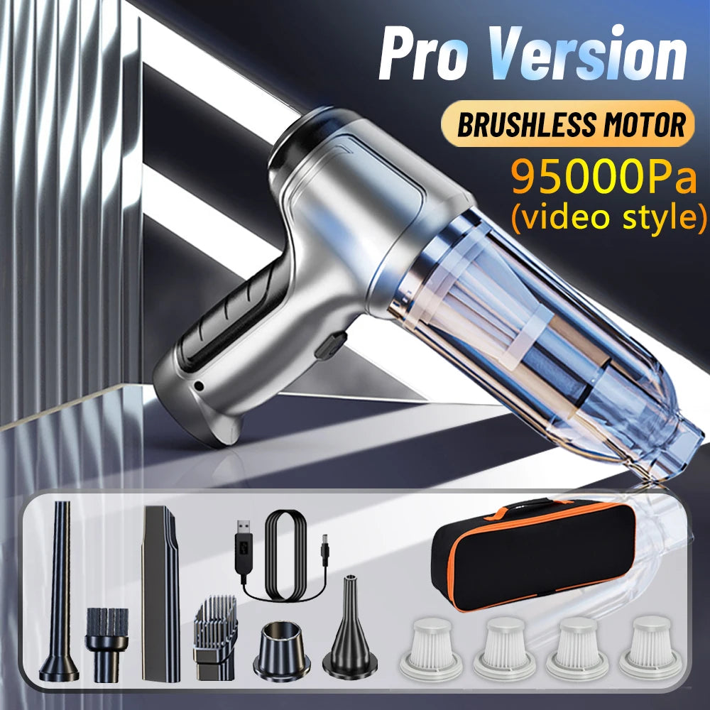 95000Pa Wireless Car Vacuum Cleaner