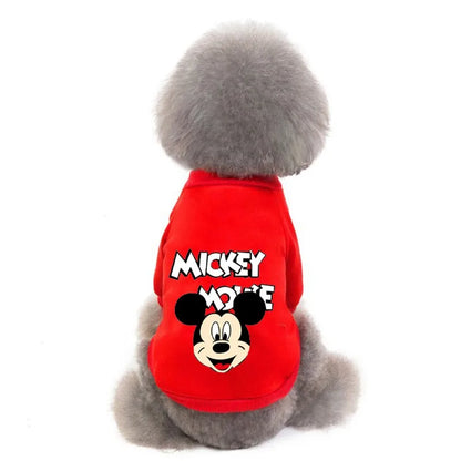 Winter Cute Mickey Dog Hoodies