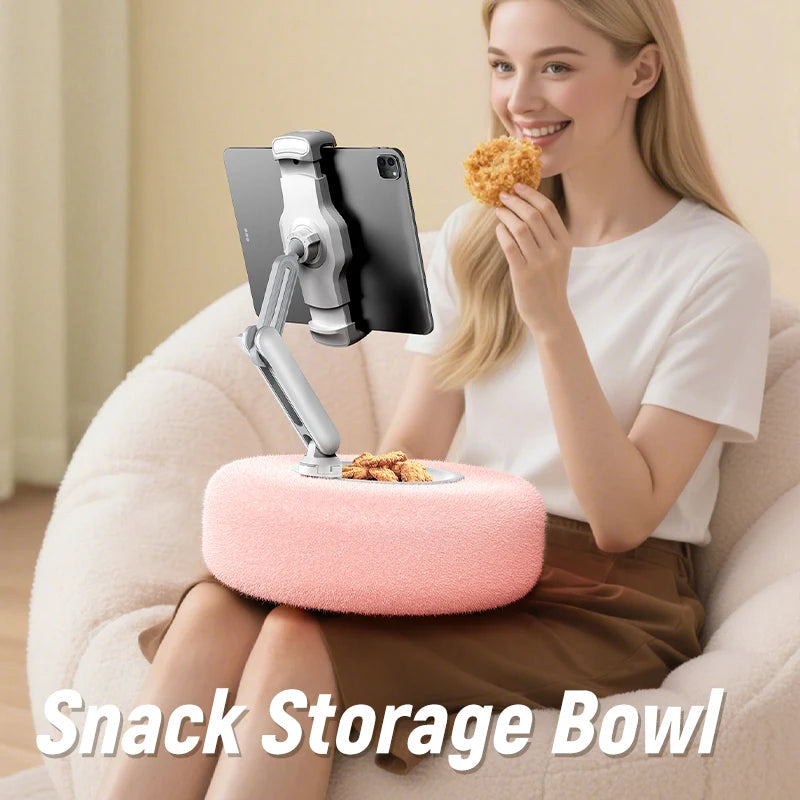 Adjustable Plush Pillow Mobile Phone Holder