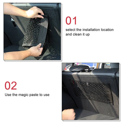 Car Back Mesh Storage Bag