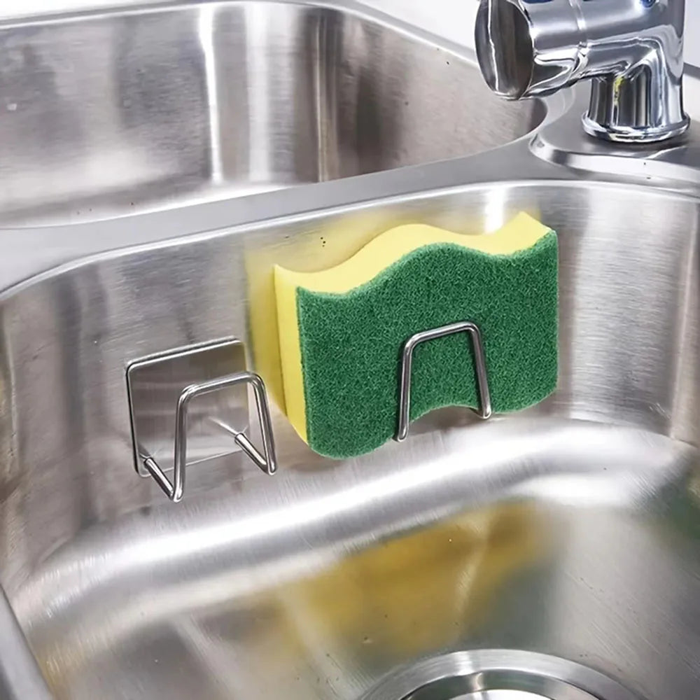 1-2Pcs Kitchen Sink Sponge Holder