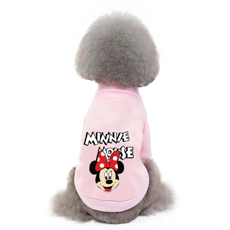 Winter Cute Mickey Dog Hoodies