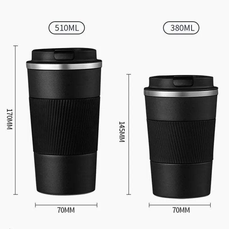 380ml/510ml Double Stainless Steel Coffee Thermos Mug